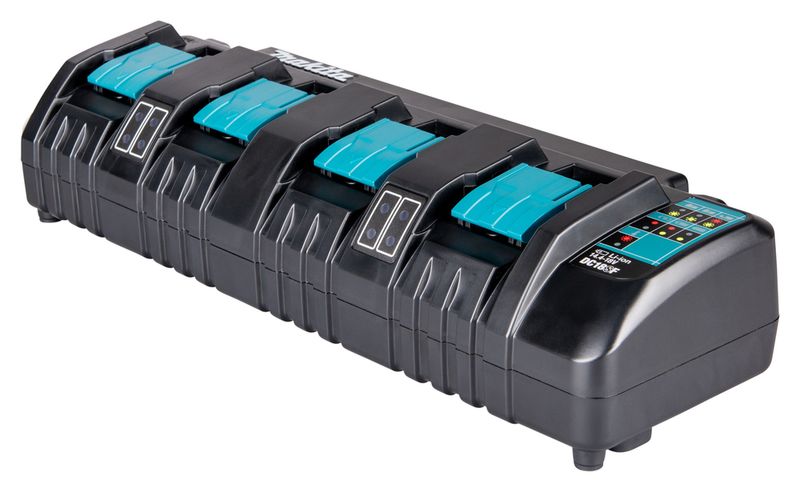 Makita DC18SF 4-portsladdare för 14,4-18V batterier