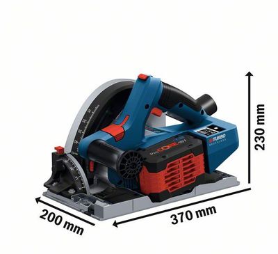 Bosch GKT 18V-52 GC Sänksåg 18V BITURBO 140mm (Utan batterier)