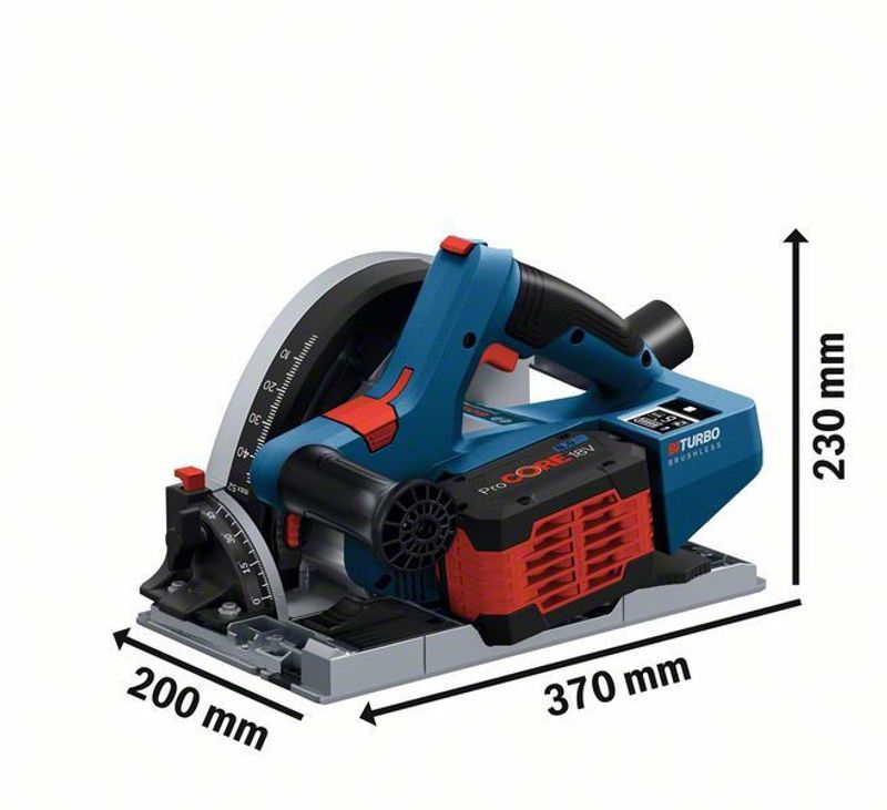 Bosch GKT 18V-52 GC Sänksåg 18V BITURBO 140mm (Utan batterier)