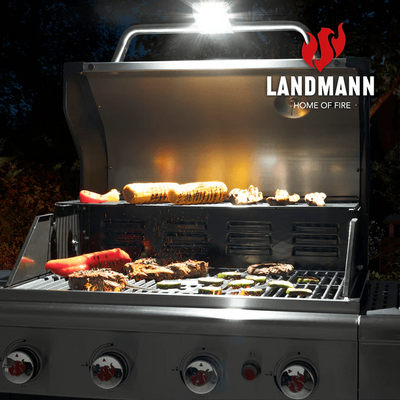 Landmann LED grillampa 100 lumen magnetisk USB-C med timer