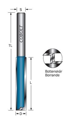 Cobolt Notfräs D=45 L=30 TL=75