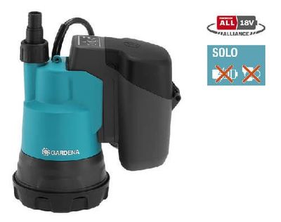 Gardena 14600-55 Dränkbar pump för rent vatten 2000/2 (Utan batteri)