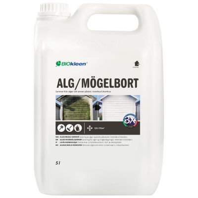Alg & Mögelbort rengöring fasad 5L