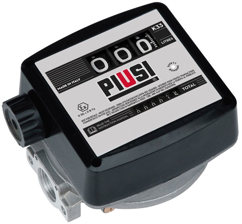 Piusi mätare K33 atex för bensin analog