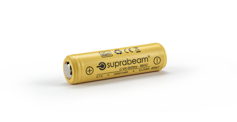 Suprabeam batteri 18650 3300 mah passar Q5XR/Q5XR defend