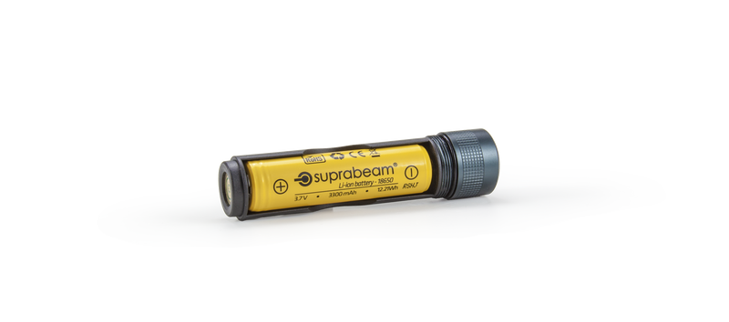 Suprabeam batteri 18650 3300 mah passar Q5XR/Q5XR defend