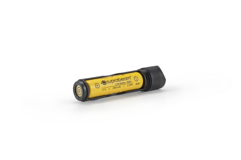Suprabeam batteri 18650 3300 mah passar Q5XR/Q5XR defend