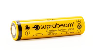 Suprabeam batteri 16600 1100 mah passar Q2R