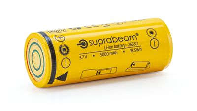 Suprabeam batteri 26650 5000 mah passar Q7XR + Q7XRS