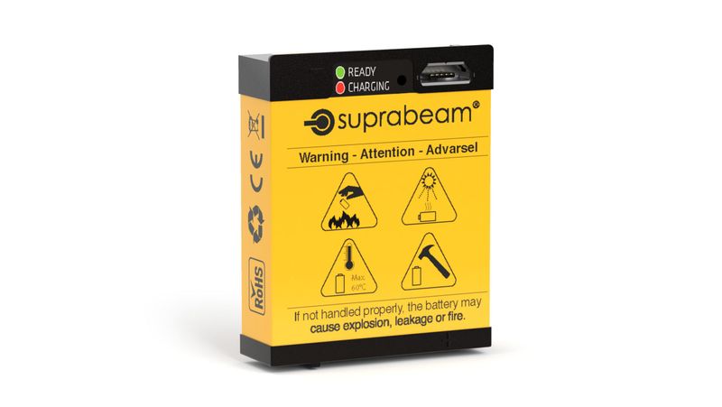 Suprabeam batteri 154250 med USB 2800 MA passar V3PRO