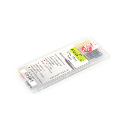 Pica Dry 4020 Reservstift (8st sort Gul, Röd, Grafit)