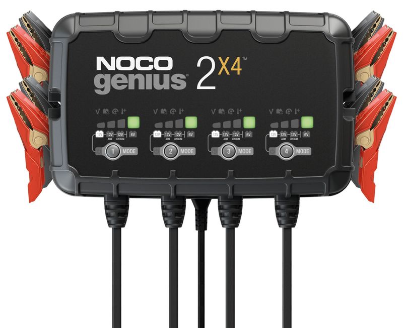Gelins-KGK batteriladdare NOCO GENIUS4X2 6/12V