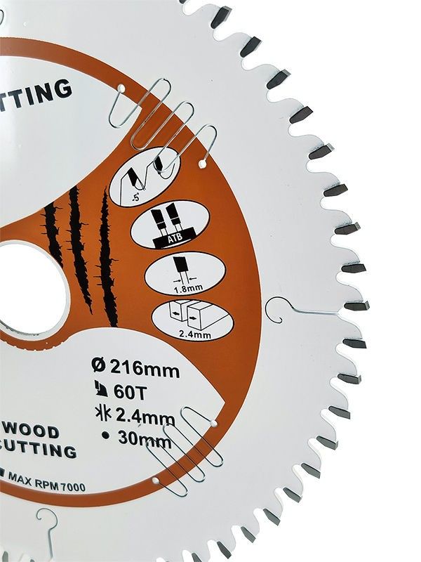 Delver Sågklinga 60T 216mm EXTREME CUT (Fina snitt i trä/plast/aluminium)