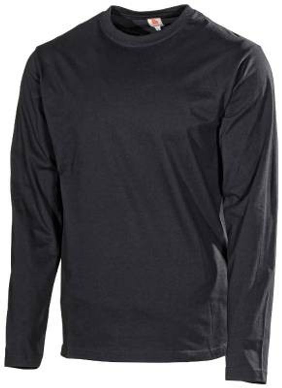 L.Brador 628B Omnio Långärmad T-shirt Bomull Svart Stl L