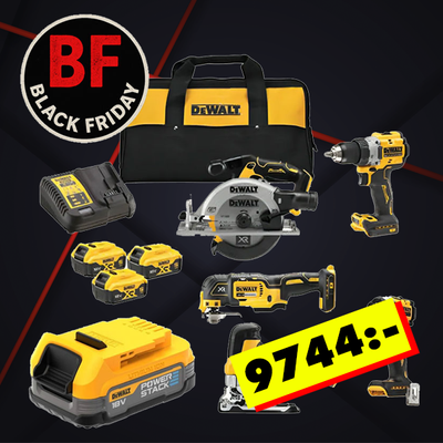 DeWalt DCK502P3 Verktygspaket + DCBP034