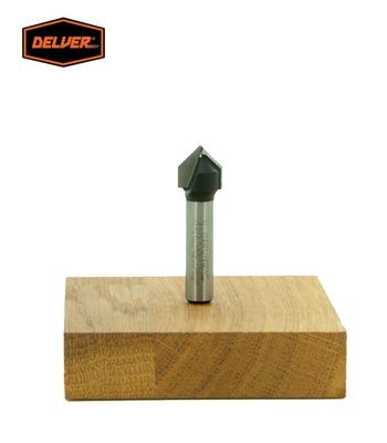 Delver Fas-/V-Spårfräs 12,7 90° S=8