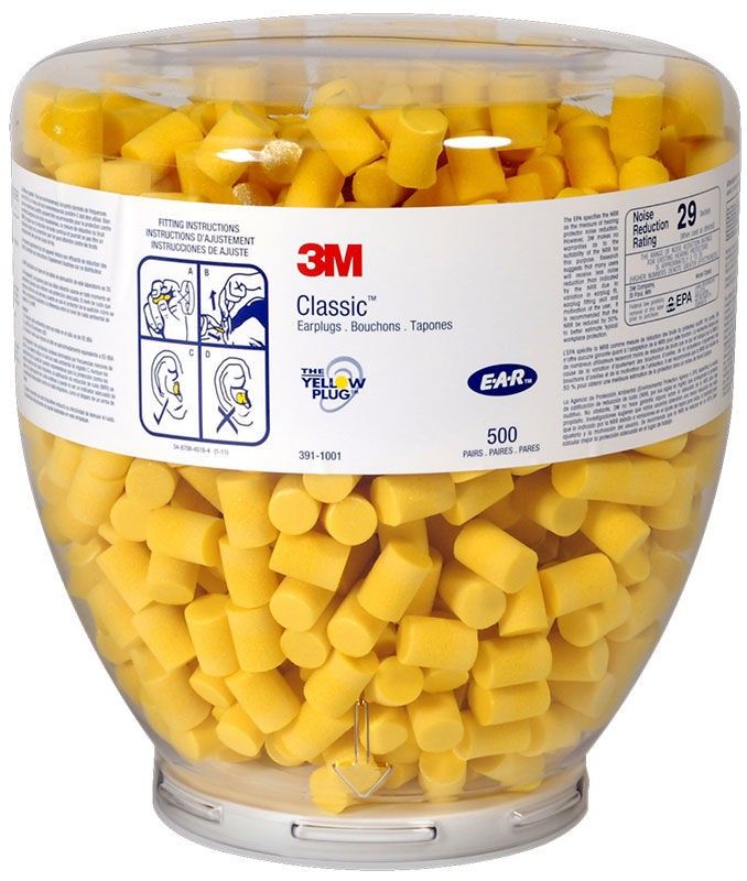 EAR Hörselpropp Refill Classic OneTouch 500par/fp Gul