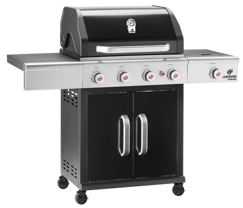 Landmann Triton 4.1 cooK gasolgrill med kokplatta 3,5 kW