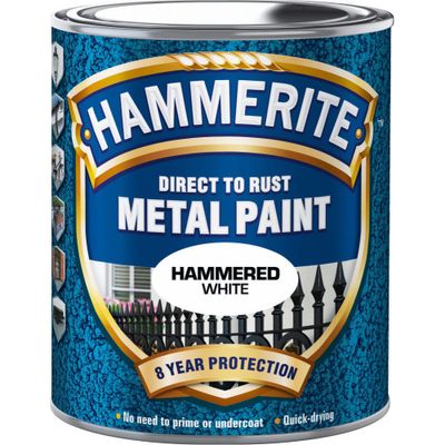Hammerite Hammarlack 750ML Gråvit