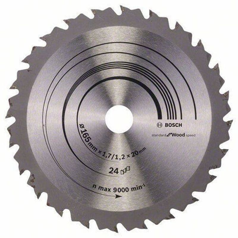 Bosch Sågklinga 165x20mm T24 SPEEDLINE WOOD