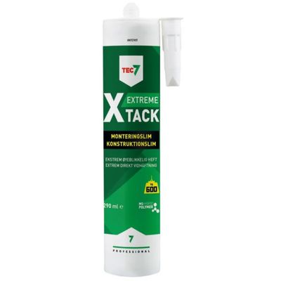 TEC7 X-TACK Monteringslim 290ml – Miljöanpassat och Extra Stark