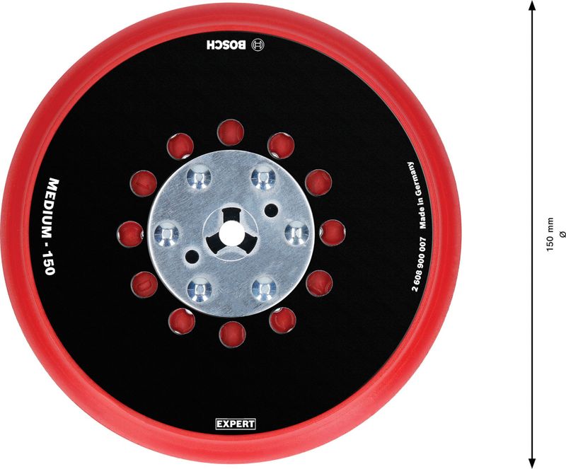 Bosch Expert Multihål stödrondell Universal 150mm Mjuk/Medmium/Hård
