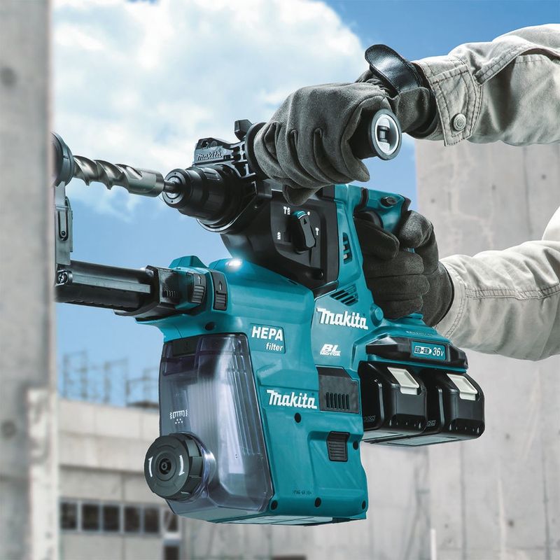 Makita DHR280ZWJ Batteridriven Kombihammare 18V SDS+ (Utan batterier)