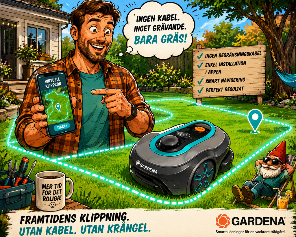 Hur fungerar Gardena Smart SILENO Free?