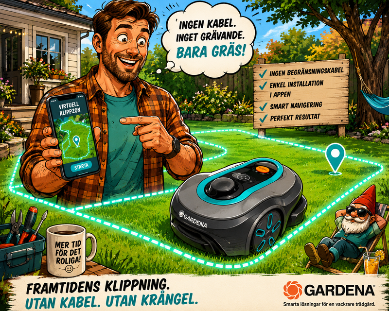 Hur fungerar Gardena Smart SILENO Free?