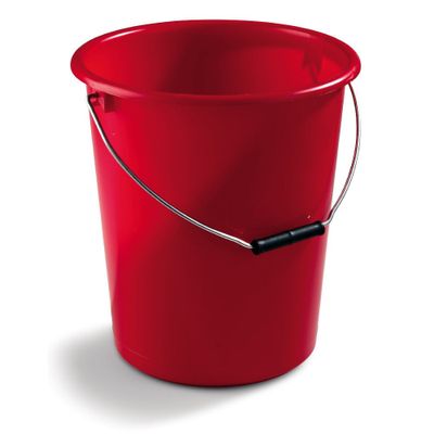 Nordiska Plast Hink 12L Röd 1122 NPL Graderad