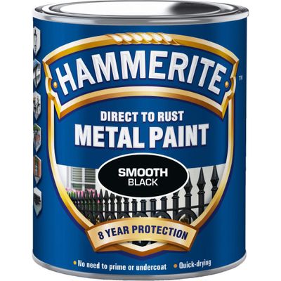 Hammerite Slätlack 750ML Svart
