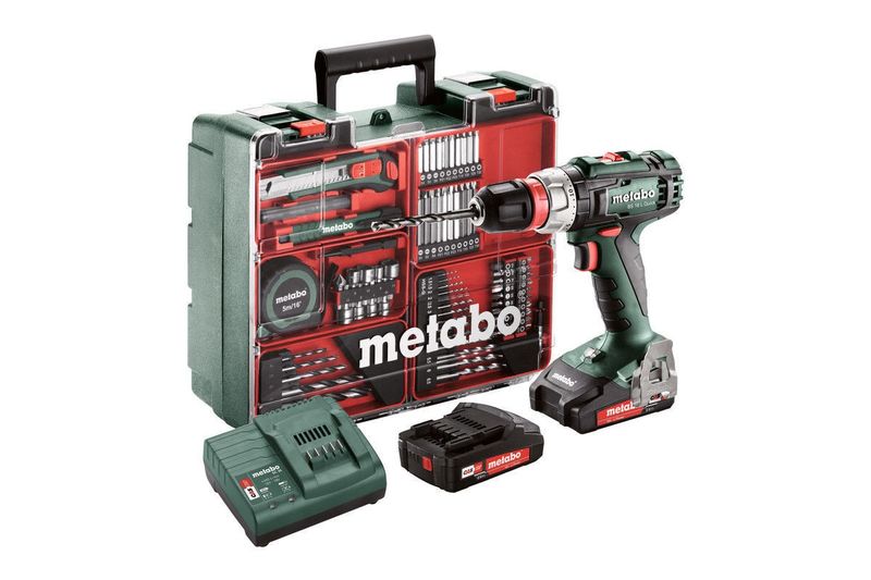 Metabo Borr-/skruvdragare BS 18 L Quick Set 18V Workshop (2x2,0ah)