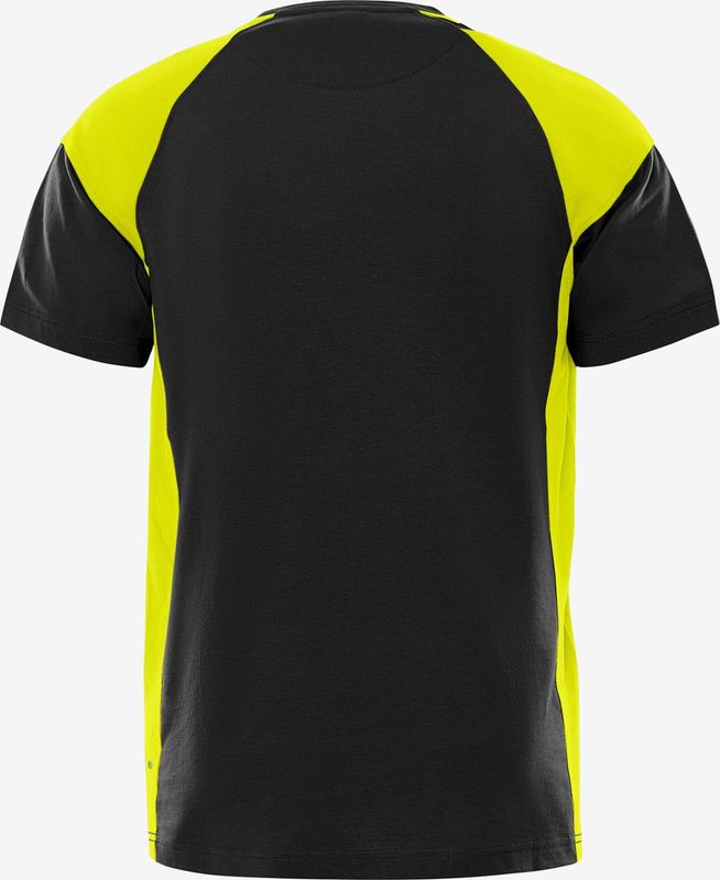 Fristads T-shirt 7046 THV Svart/Varsel Gul