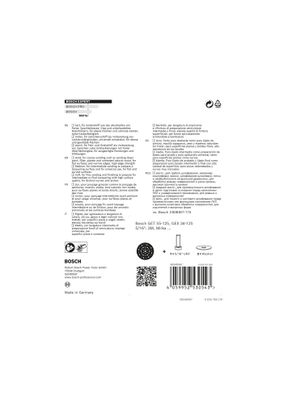 Bosch Expert Multihål stödrondell Universal 125mm Mjuk/Medium/Hård
