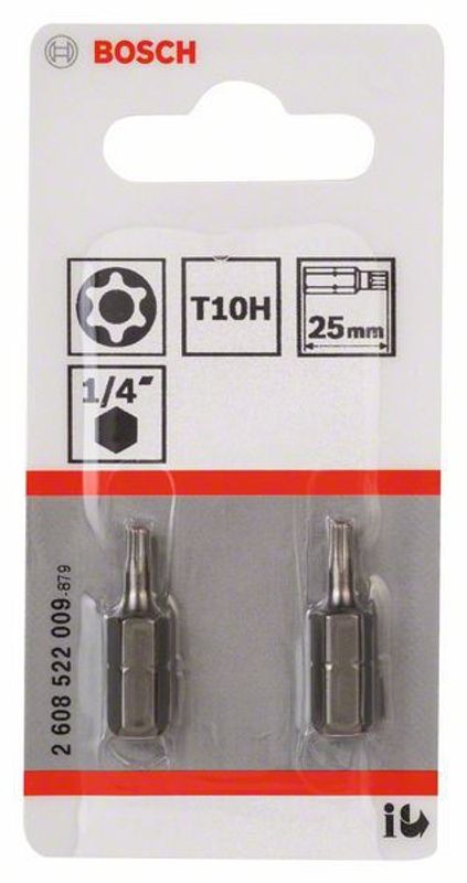 Bosch Security-Torx 25mm skruvbits extrahård 2st