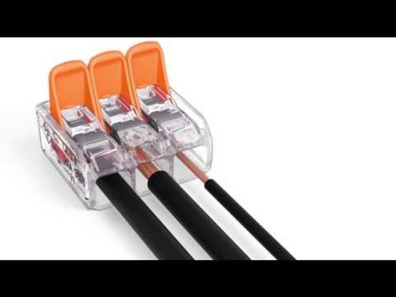 Wago 221 Kopplingsklämma kompakt och transparent