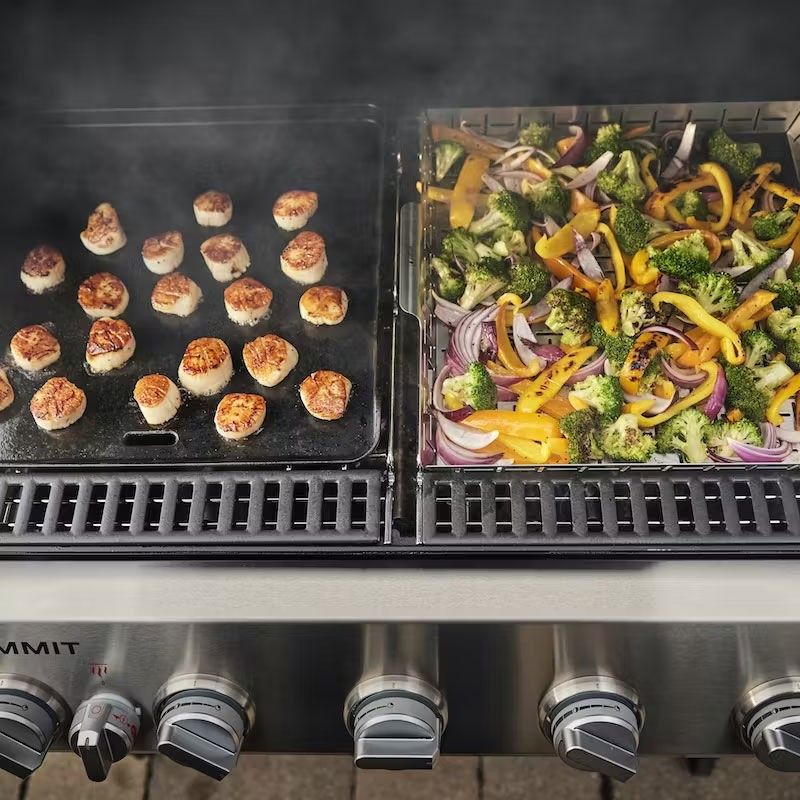 Weber Summit FS38 E gasolgrill 5-brännare Svart
