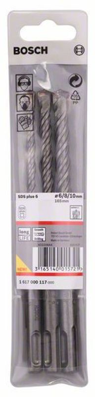 Bosch Hammarborrsats SDS+ 6-8-10mm (3-P)