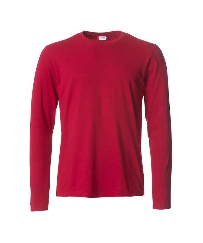 Clique Basic-T L/S Röd