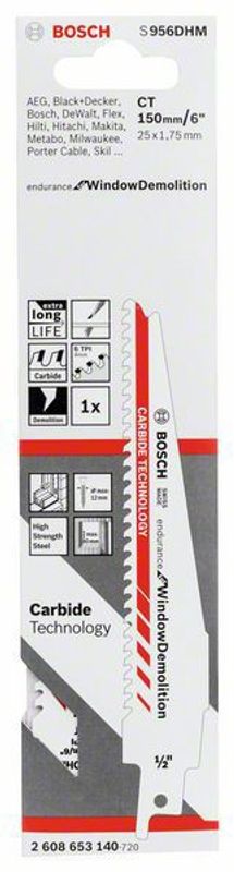 Bosch S 956 CHM Tigersågblad Window Demolition 150mm (1-P)