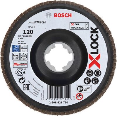 Bosch X571 Lamellslipskiva 125 mm - Högpresterande PRO-serie