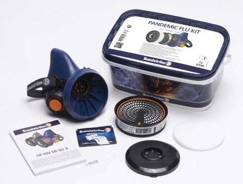 Sundström Halvmask Pandemic Flu SR 100 S/M