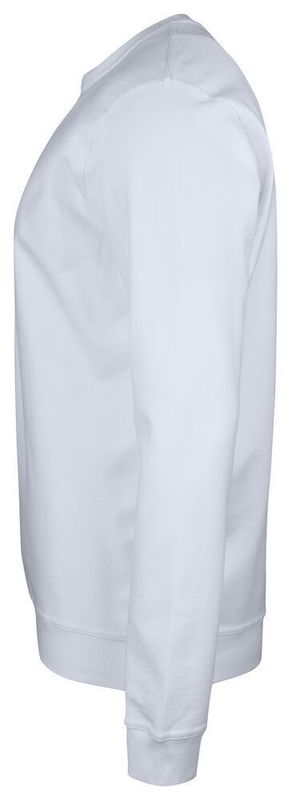 Jobman 5120 Rundhalsad Sweatshirt Vit