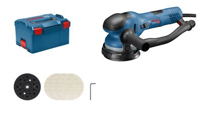 Bosch GET 55-125 Excenterslip 125mm 550W i L-BOXX