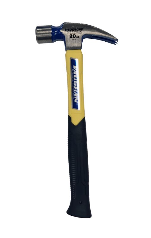 Vaughan Snickarhammare Glasfiberskaft Rak Klo (20 Oz)