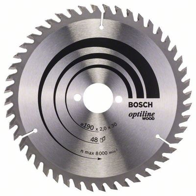 Bosch Sågklinga 190mm 48T (Fina snitt)