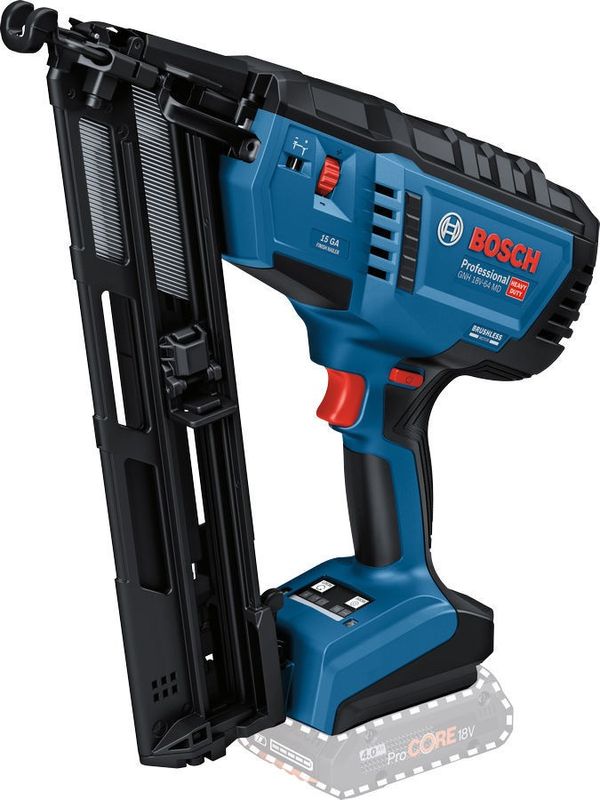 Bosch GNH 18V-64 MD Dyckertpistol 18V 1,6mm 34° L-BOXX (utan batterier)