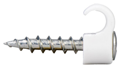 Schneider Electric Ledningshållare 8-12 vit kartong skruvlängd 32mm 100st kart