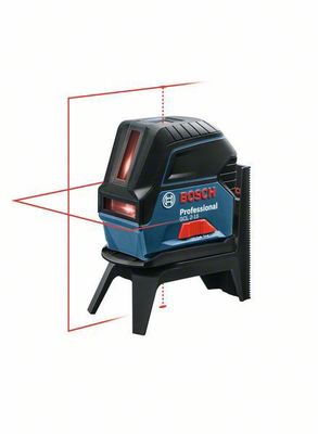 Bosch GCL 2-15 Kors-/Linjelaser med väggfäst