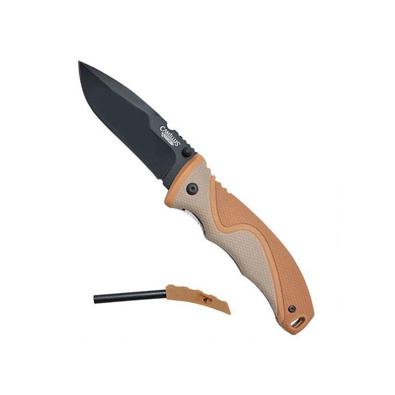 Fällkniv Inflame Titan, clip/tändstål, 8,2 cm
